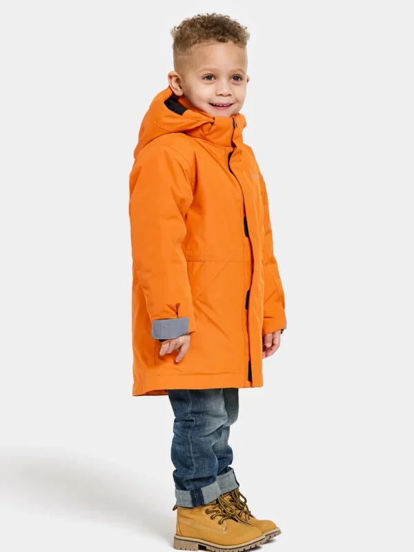 Didriksons Tundran Kids' Parka>Barn Höstjackor | Vinterjackor